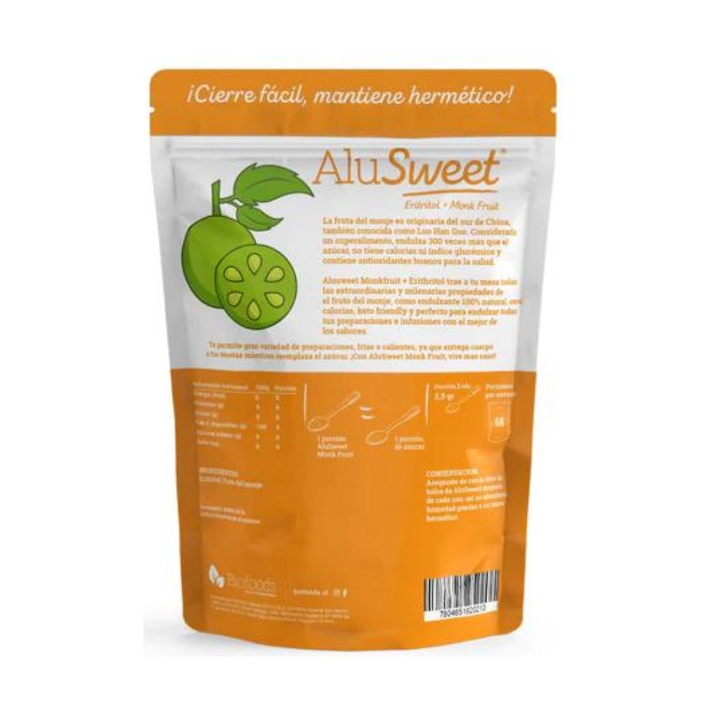 MONKFRUIT POLVO ALUSWEET 340GR