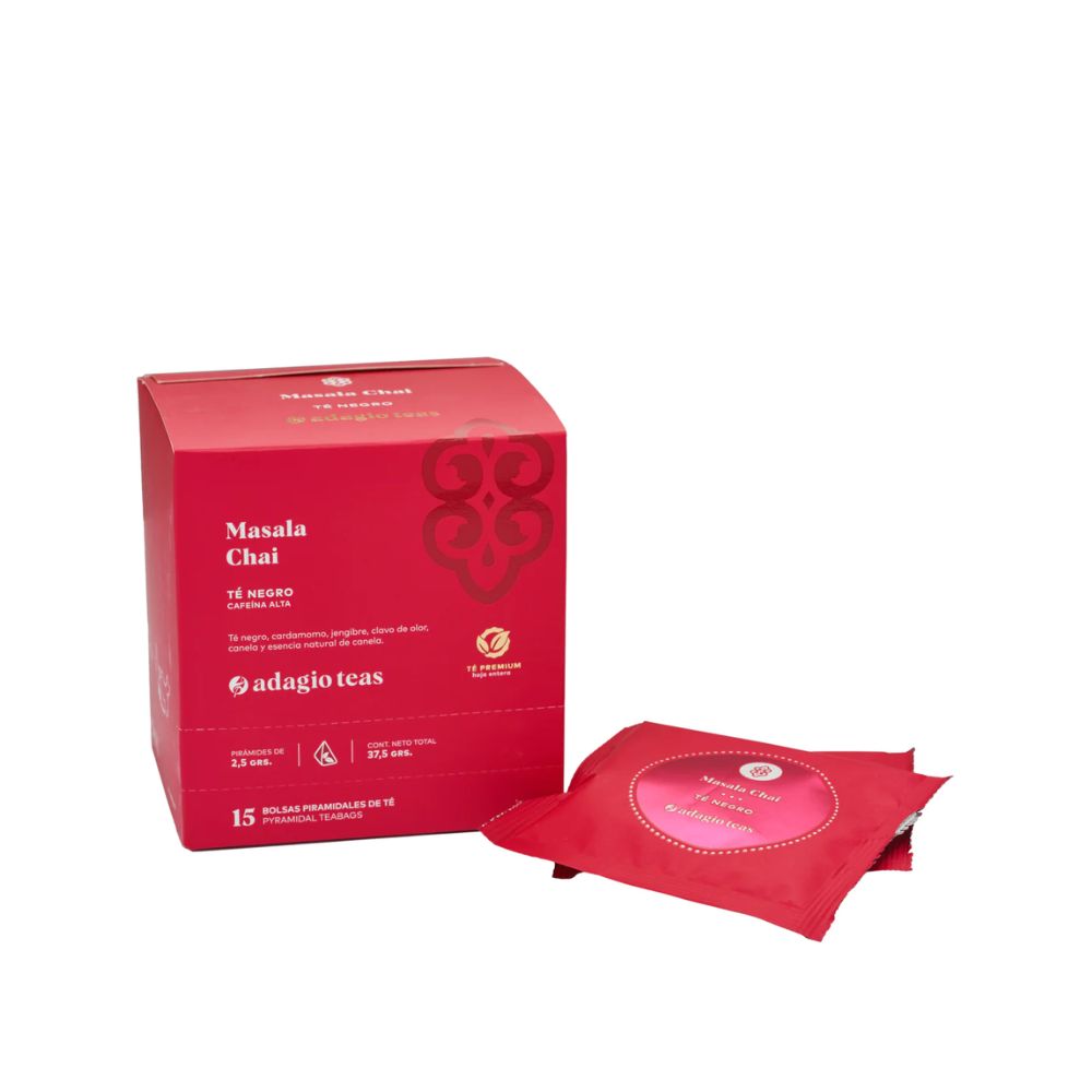 TE MASALA CHAI ADAGIO 15 BOLSAS