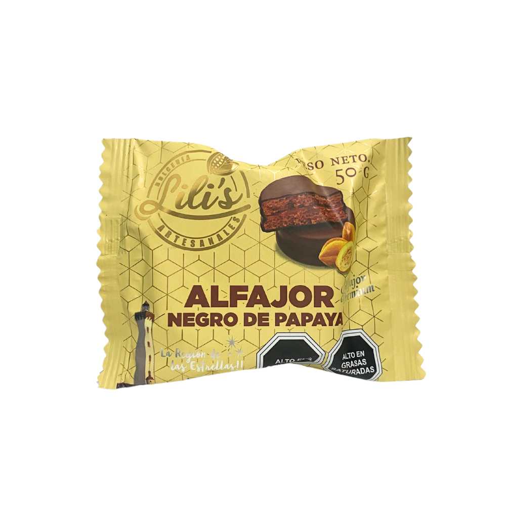 ALFAJOR CHOCOLATE PAPAYA LILI'S UNIDAD