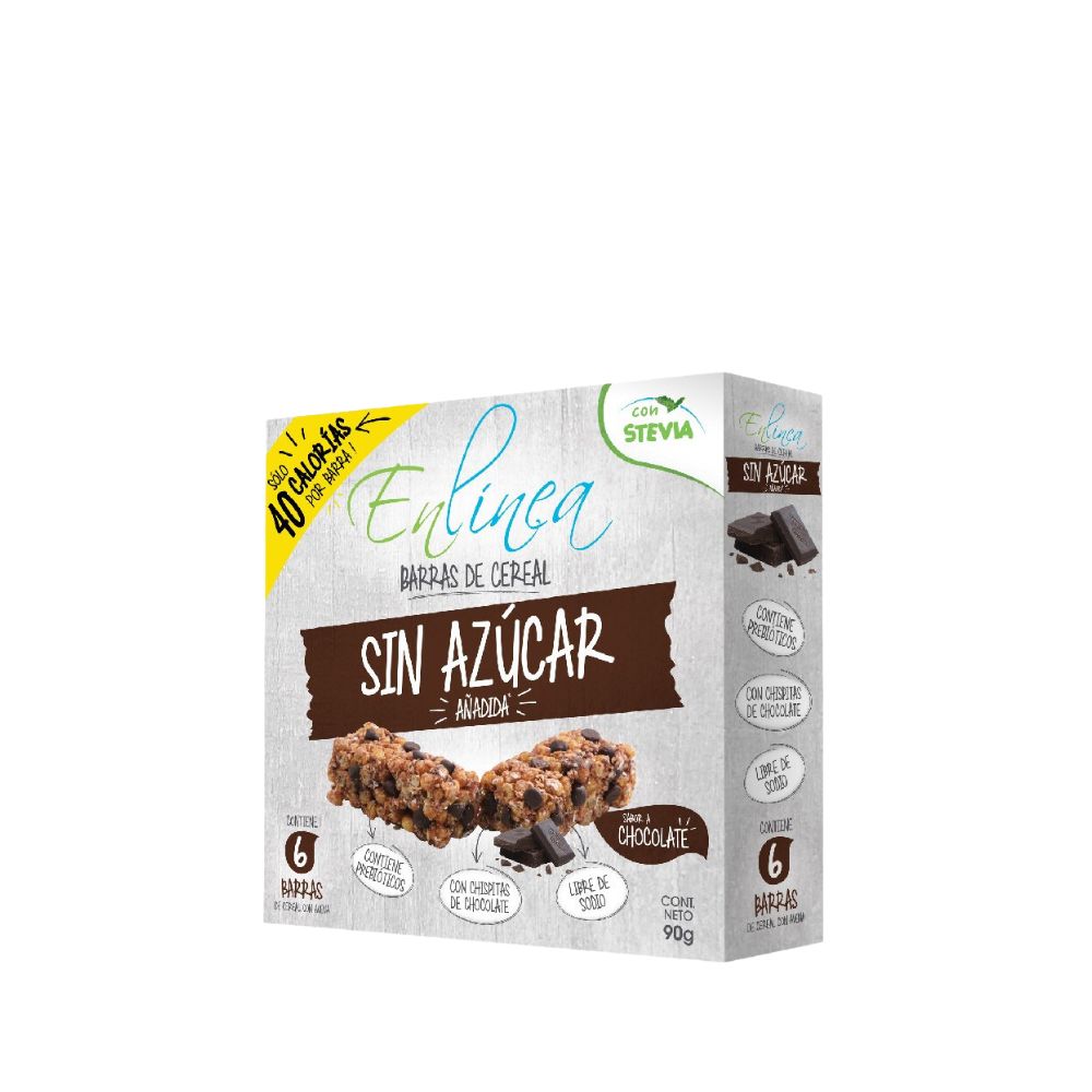 BARRA DE CEREAL CHOCOLATE EN LINEA 6 UNIDADES