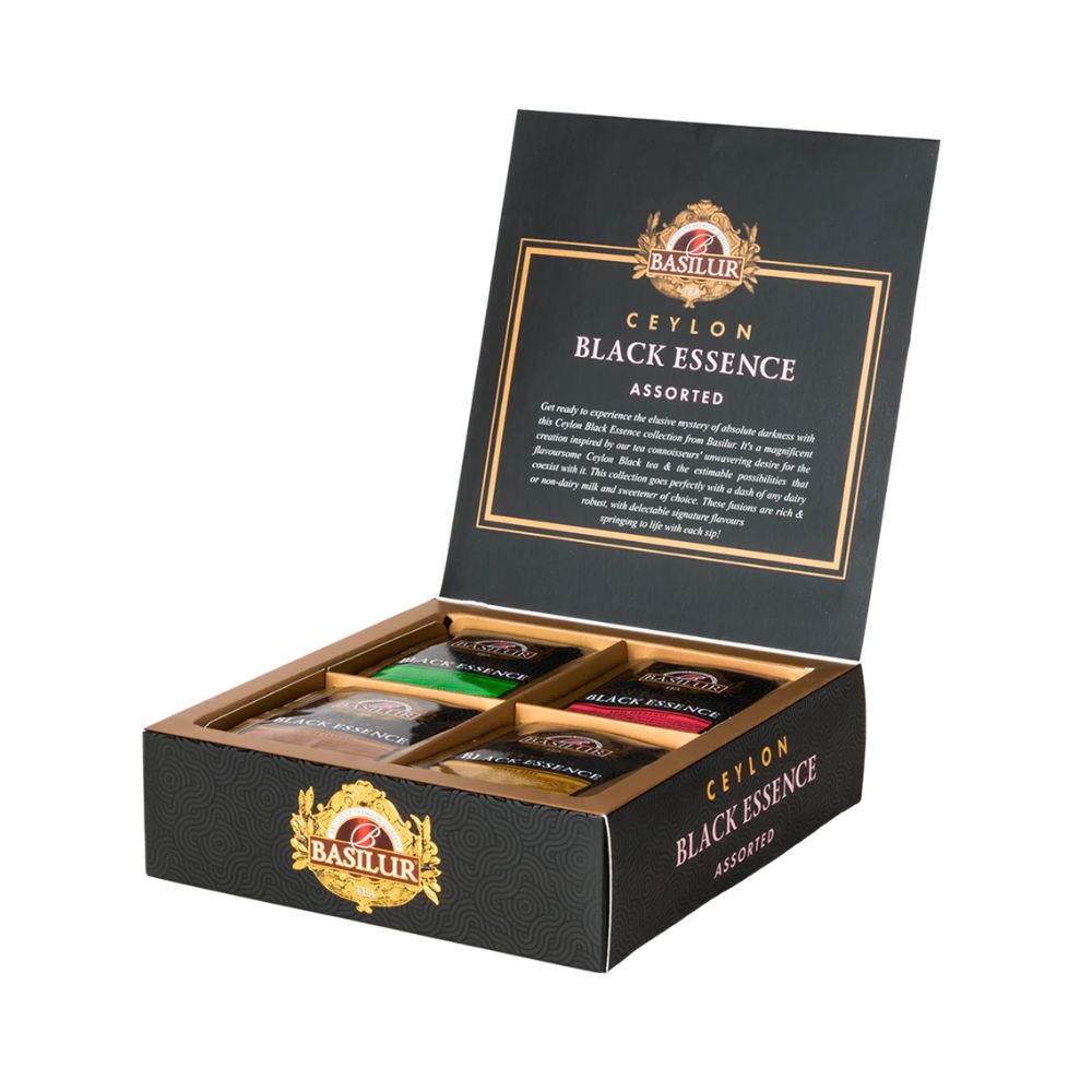 CAJA BLACK ESSENCE BASILUR 40 BOLSAS