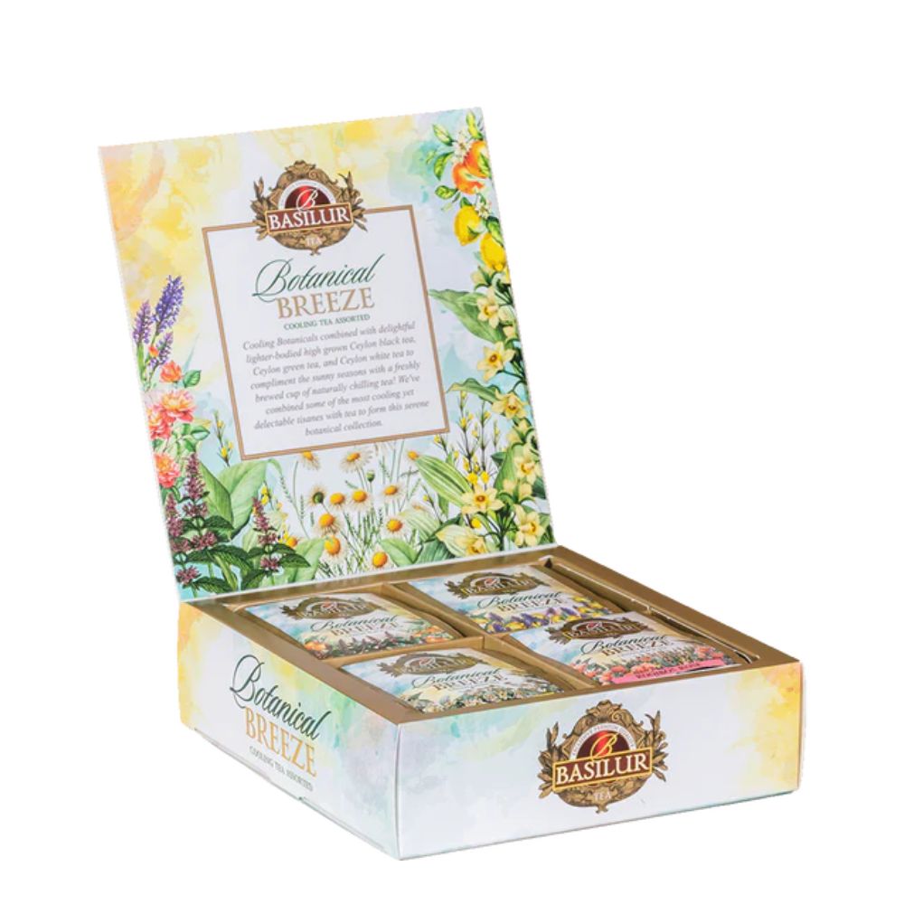 CAJA BOTANICAL BREEZE BASILUR 40 BOLSAS