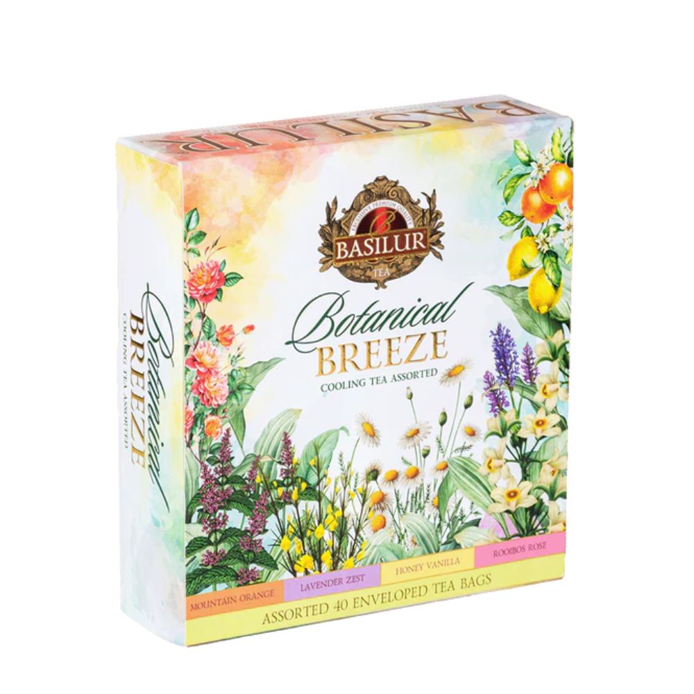 CAJA BOTANICAL BREEZE BASILUR 40 BOLSAS