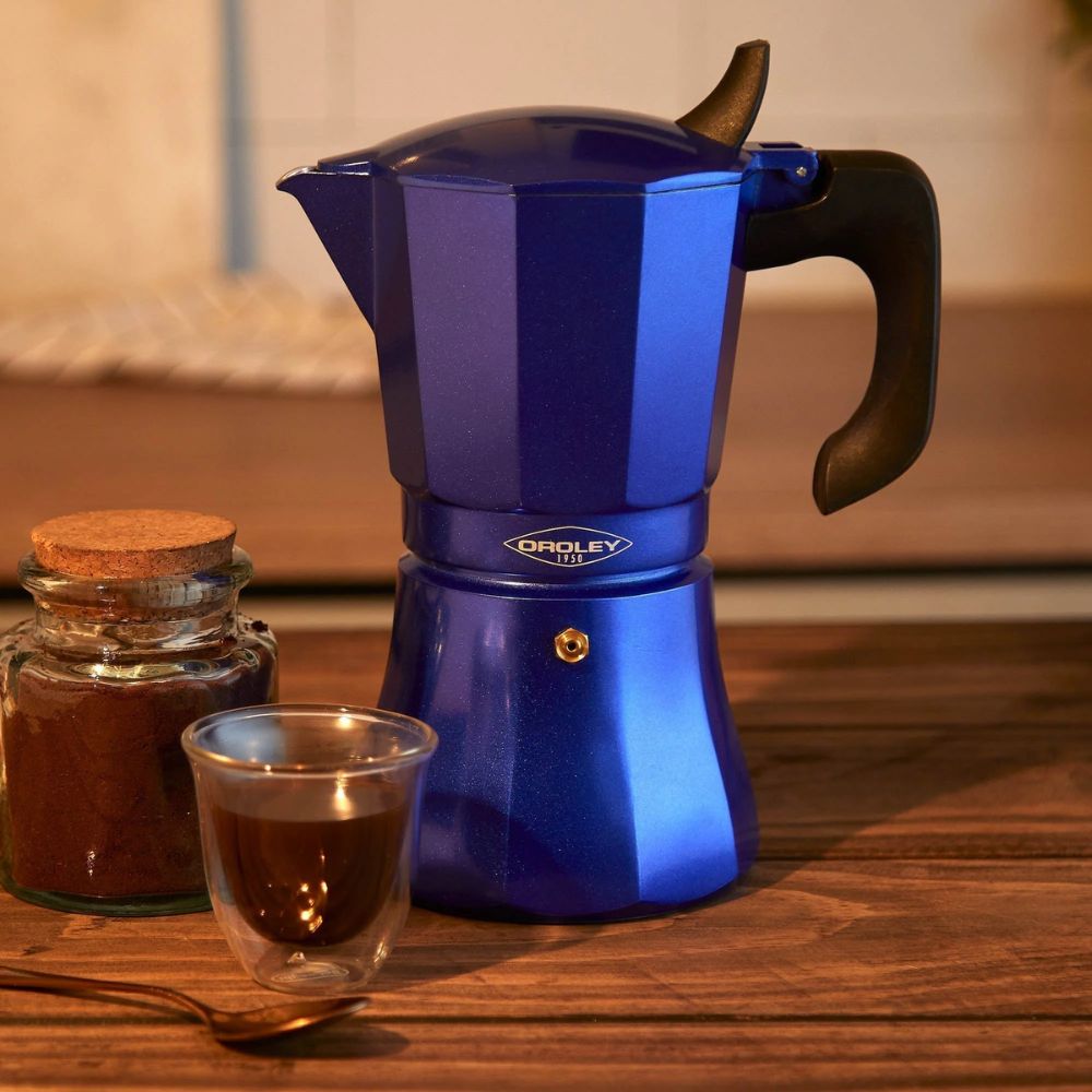 CAFETERA PETRA AZUL OROLEY 6 TAZAS