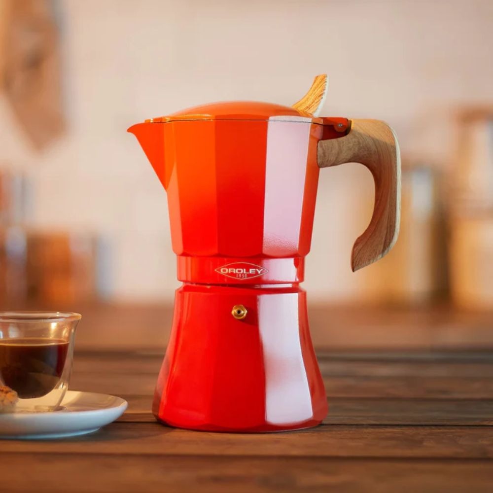 CAFETERA PETRA NARANJA OROLEY 6 TAZAS