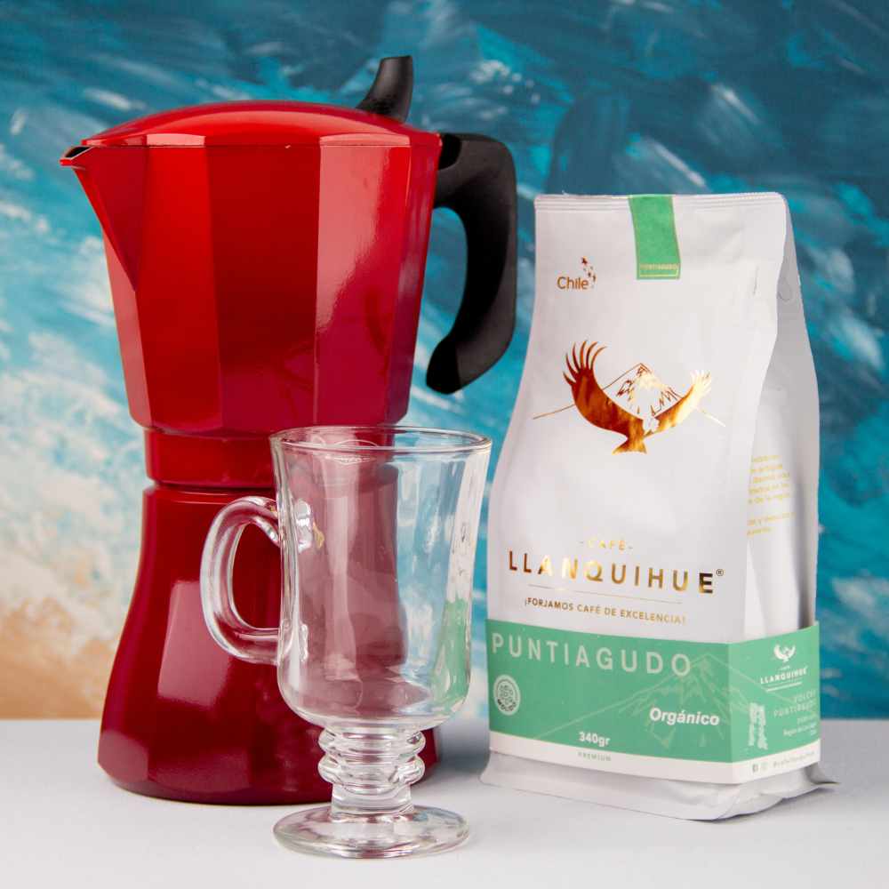 CAFETERA PETRA ROJA OROLEY 12 TAZAS