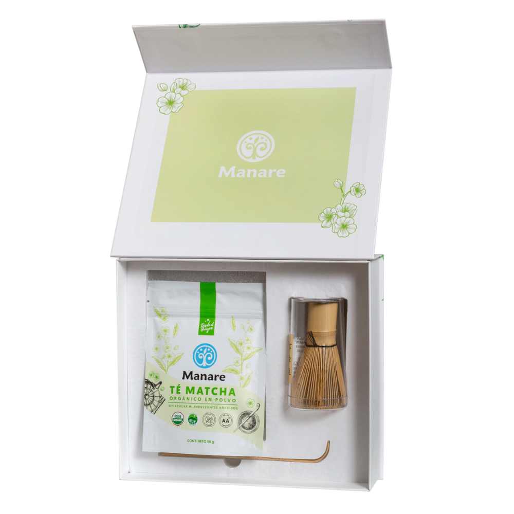 CAJA DE REGALO KIT TE MATCHA MANARE