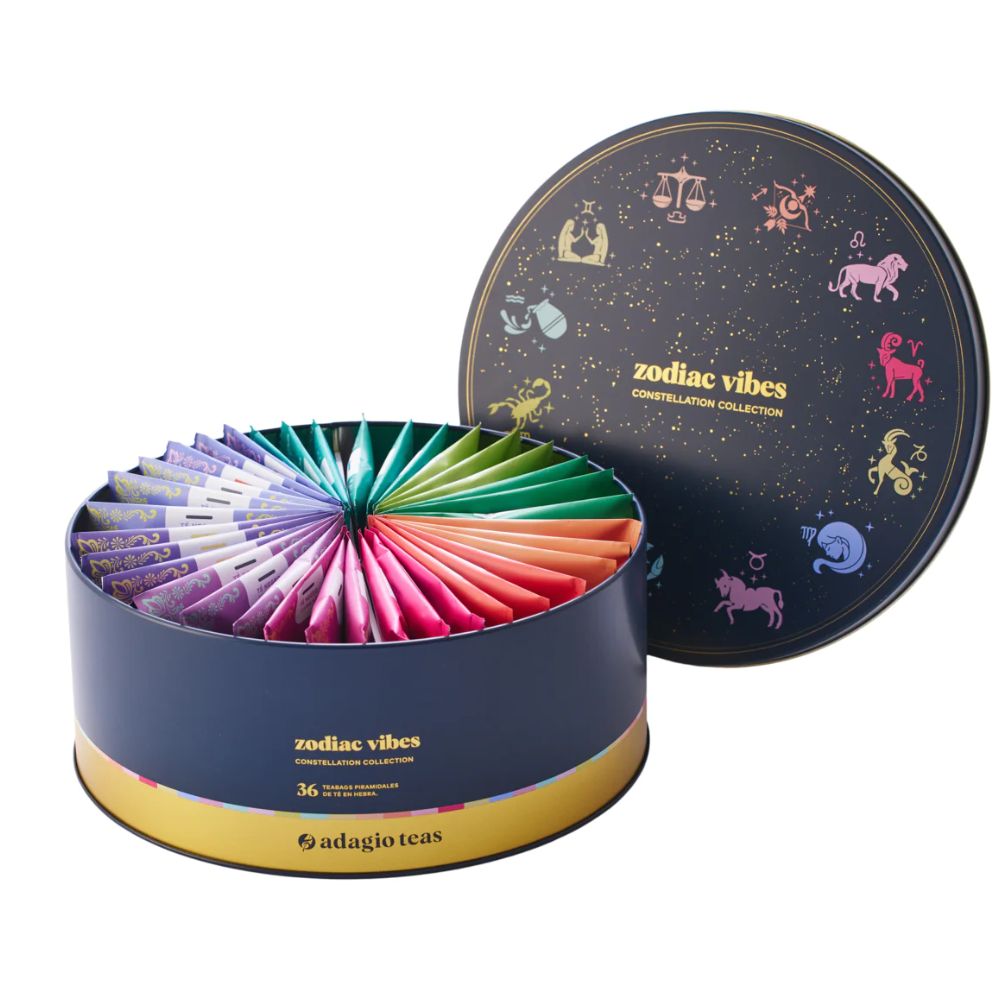 CAJA REDONDA ZODIACO ADAGIO TEAS 36 BOLSAS
