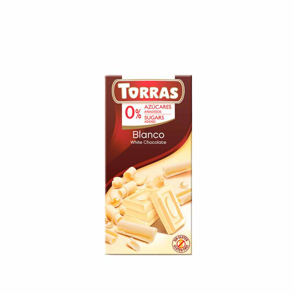 CHOCOLATE BLANCO TORRAS 75 GR