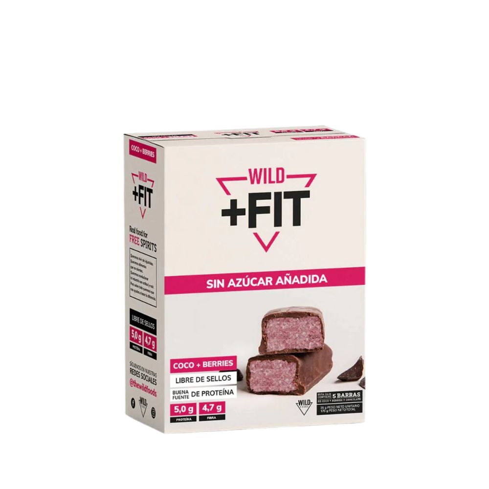 BARRA COCO BERRIES WILD FIT 5 UNIDADES
