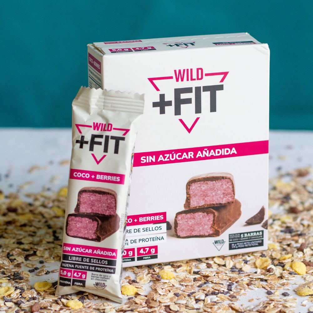 BARRA COCO BERRIES WILD FIT 5 UNIDADES