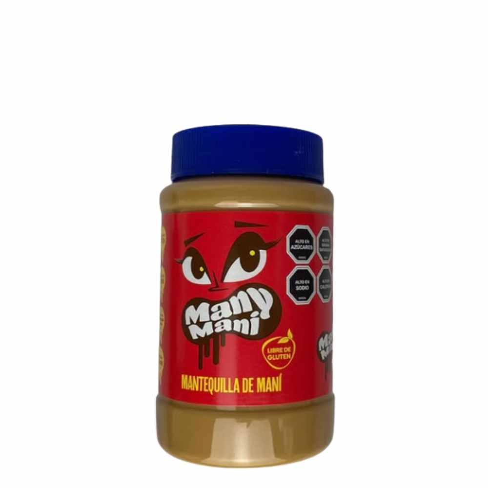 MANTEQUILLA DE MANI 500GR MANY MANI