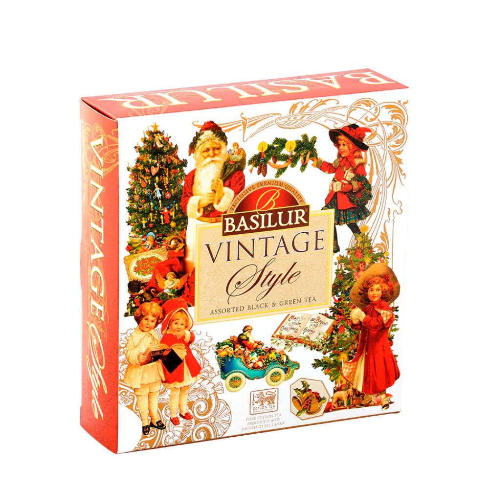 CAJA VINTAGE STYLE BASILUR 40 BOLSAS