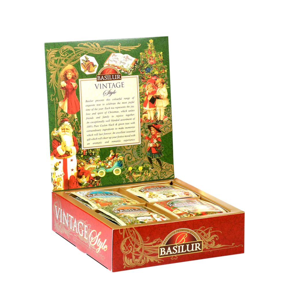 CAJA VINTAGE STYLE BASILUR 40 BOLSAS