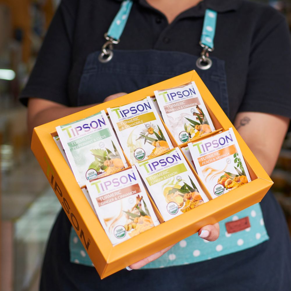 CAJA TIPSON TURMERIC BASILUR 60 BOLSAS