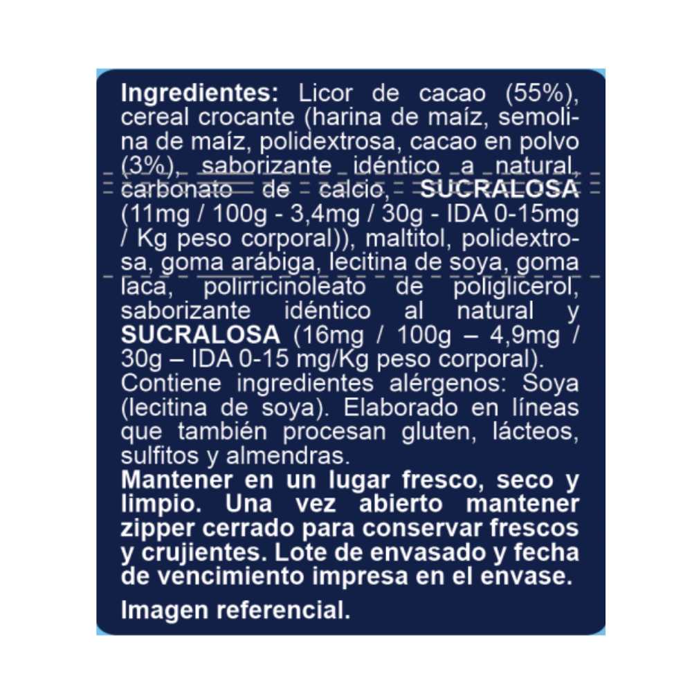 BALLS CROCANTES 85% CACAO EN LINEA 90GR