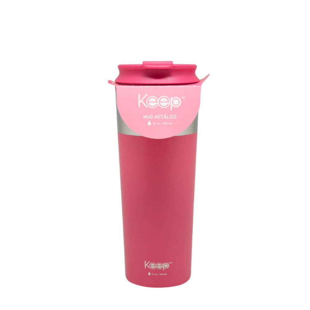 MUG METALICO KEEP 450ML