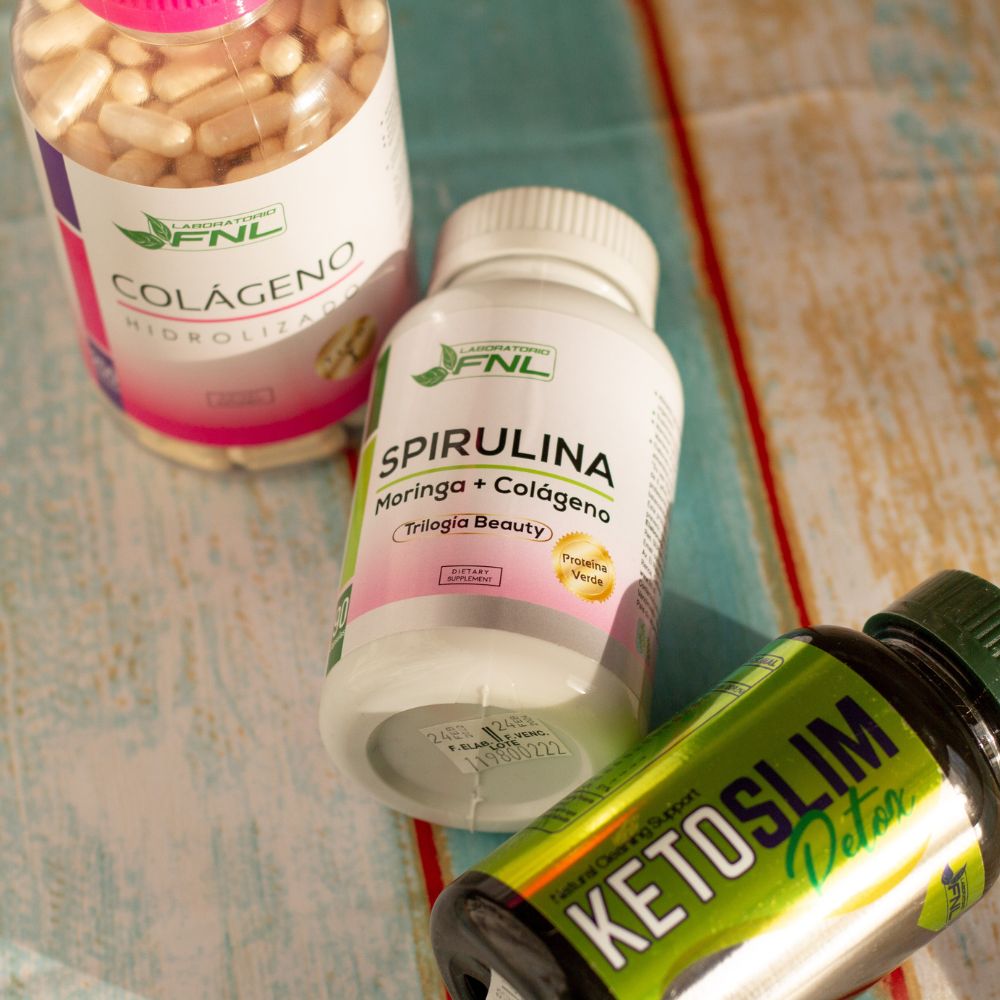 SPIRULINA + MORINGA + COLAGENO FNL 90 CAPSULAS