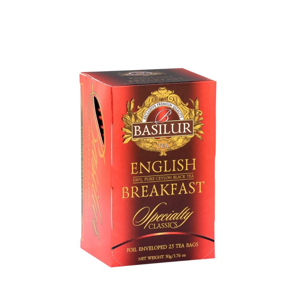 CAJA TE ENGLISH BREAKFAST BASILUR 25 BOLSAS – Mercado Natural