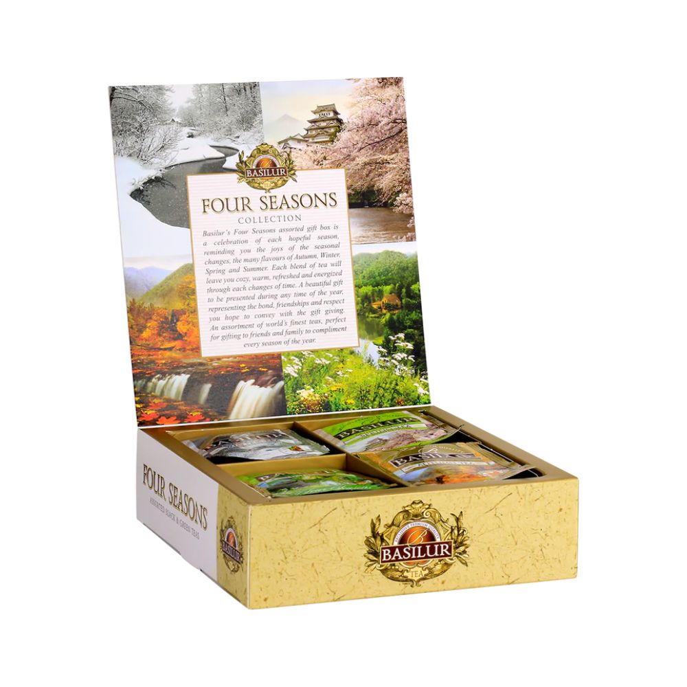 CAJA VARIEDAD CUATRO ESTACIONES BASILUR 40 BOLSAS
