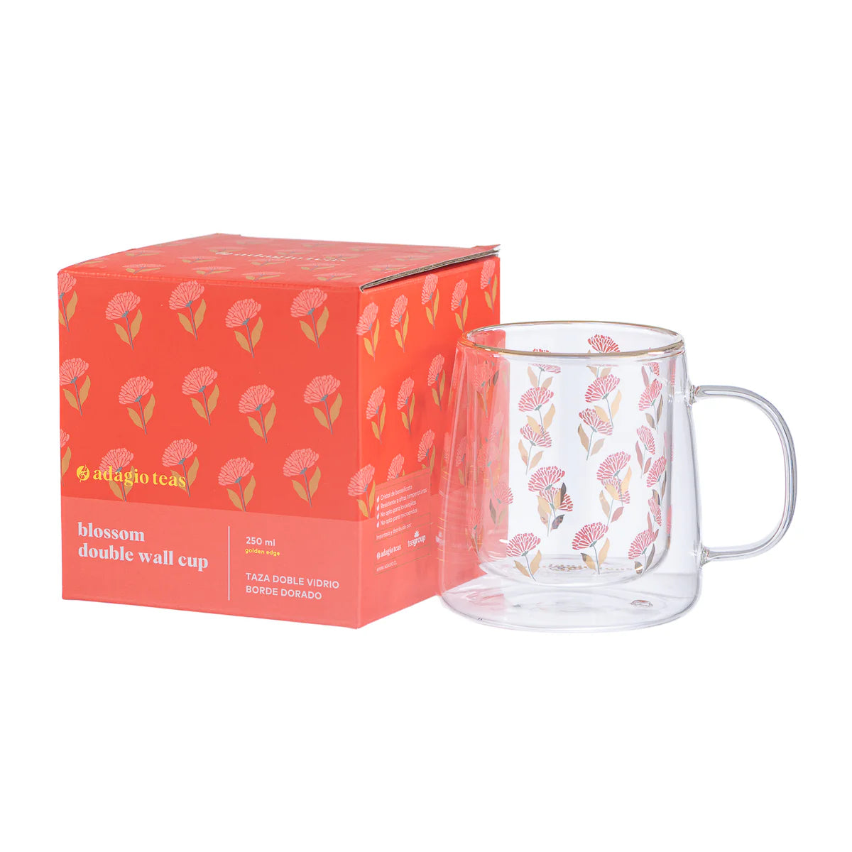 TAZA DOBLE VIDRIO BLOSSOM 250ML ADAGIO
