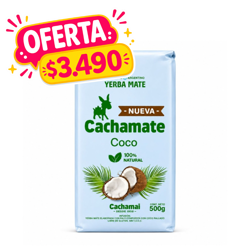 YERBAMATE CACHAMATE COCO 500 GR