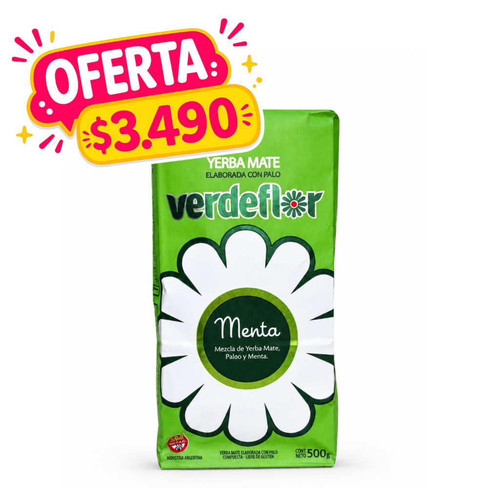 YERBA MATE VERDEFLOR MENTA
