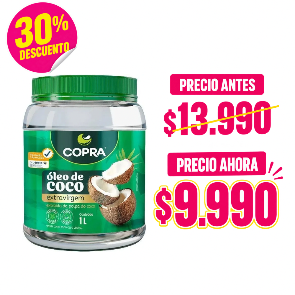 ACEITE DE COCO 1 LITRO COPRA