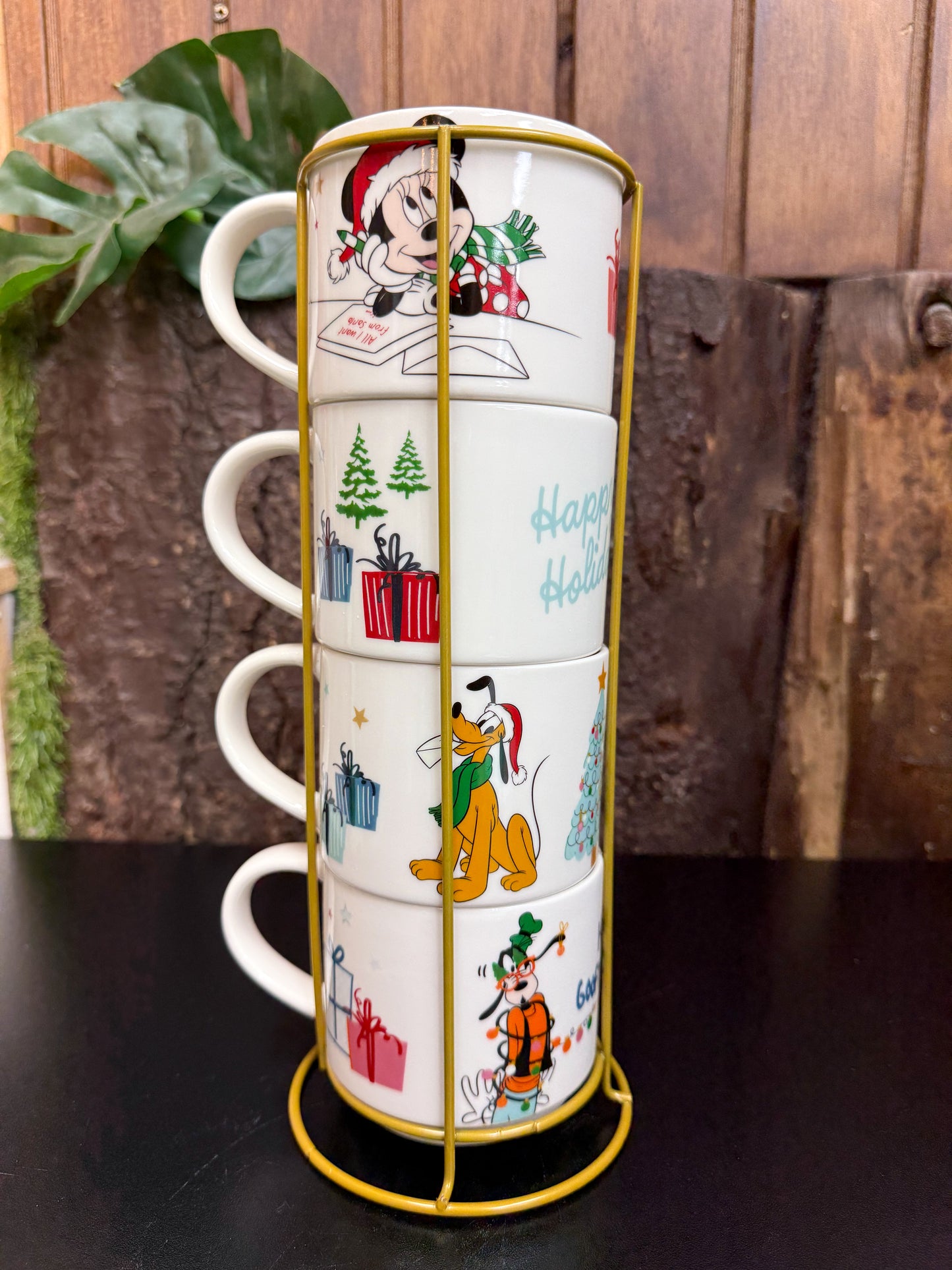 SET 4 TAZONES CERAMICA DISNEY 400 ML