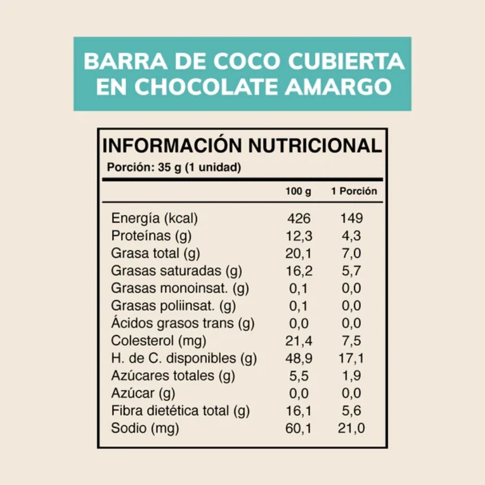 BARRA COCO CHOCOLATE WILD FIT UNIDAD
