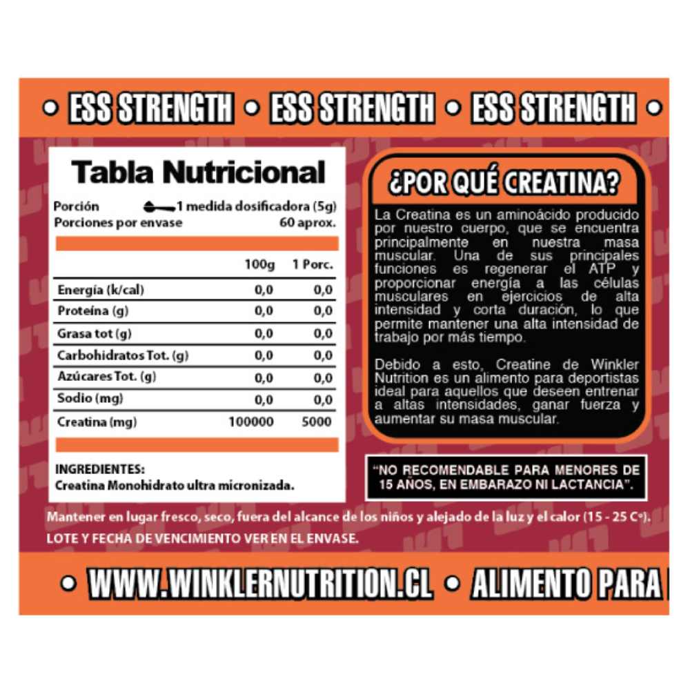CREATINA MONOHIDRATADA 300GR