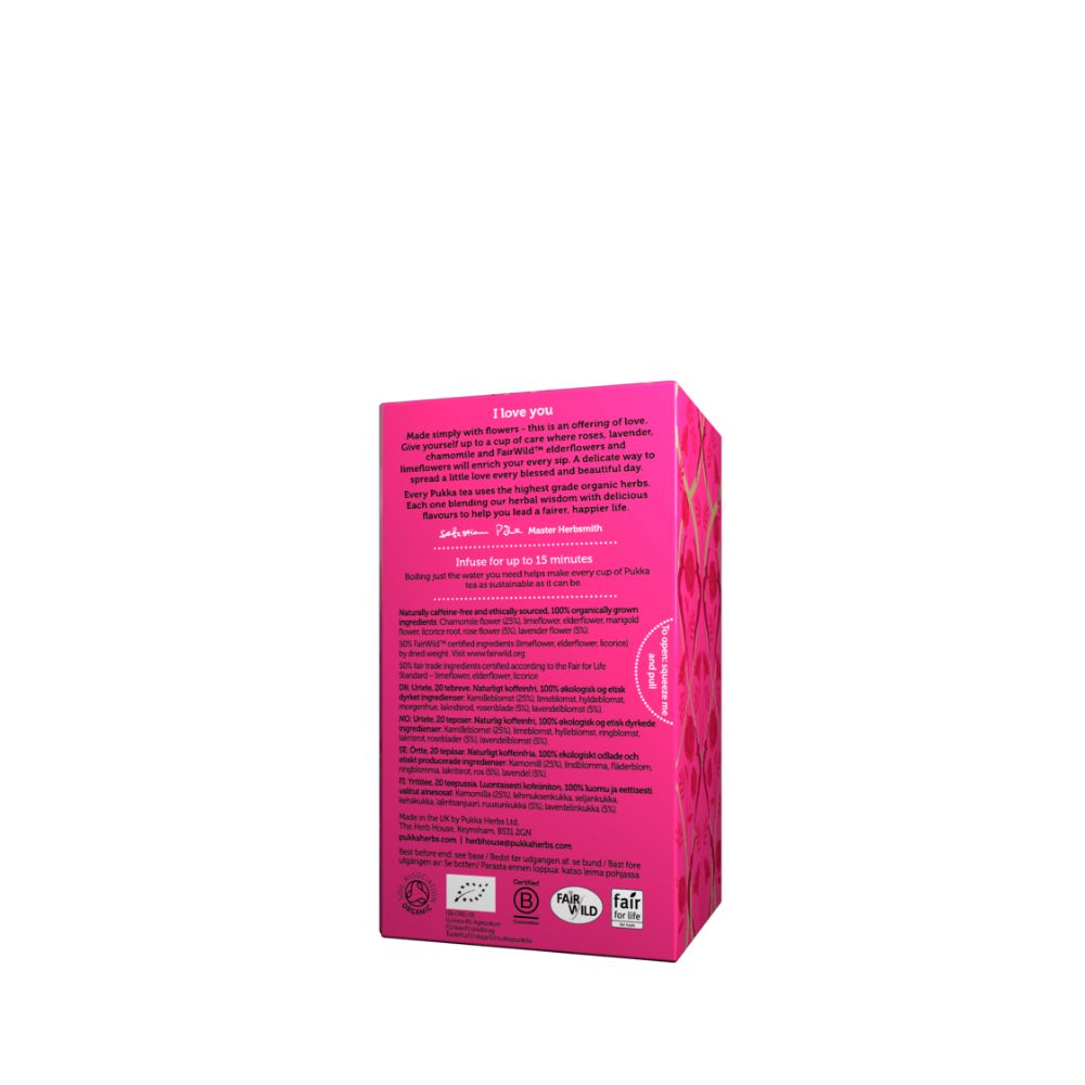 INFUSION LOVE PUKKA 20 BOLSAS