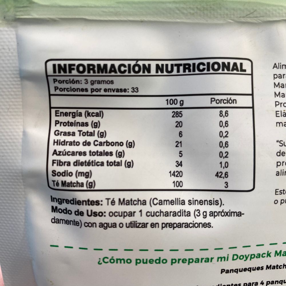 TE MATCHA FNL 100GR