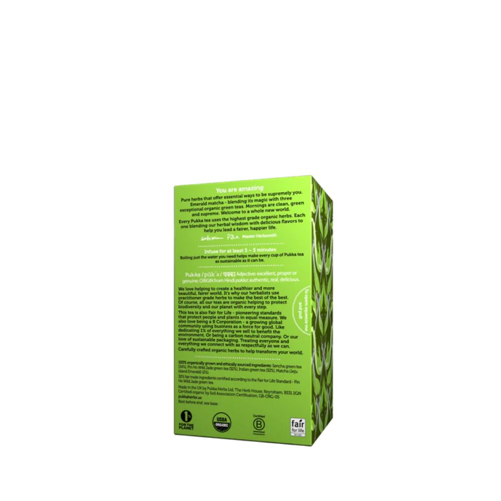 INFUSION SUPREME MATCHA GREEN PUKKA 20 BOLSAS