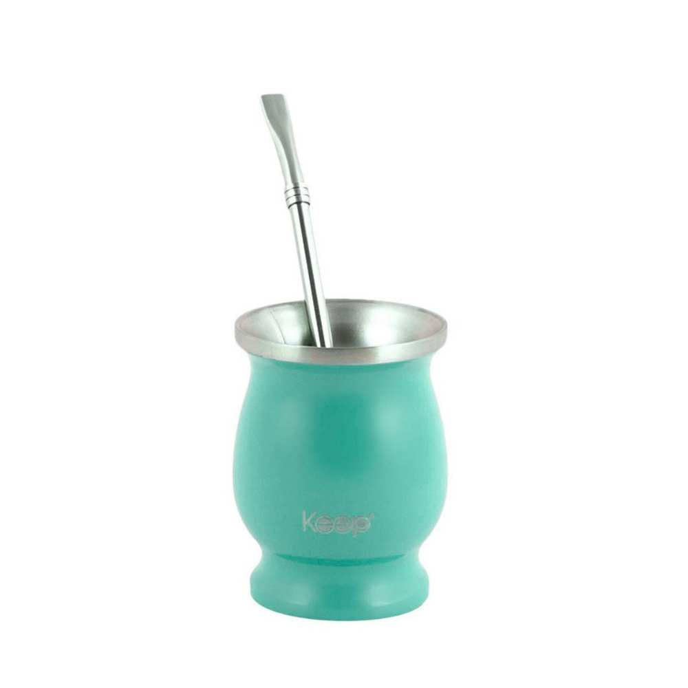 MATE CLASICO CON BOMBILLA KEEP 200ML