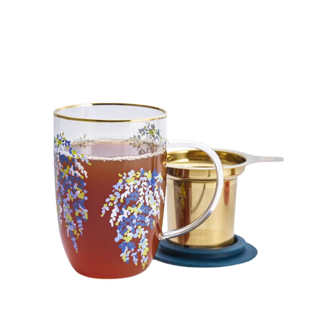 MUG BHORO FEATHER FLOWER ADAGIO TEAS 470ML