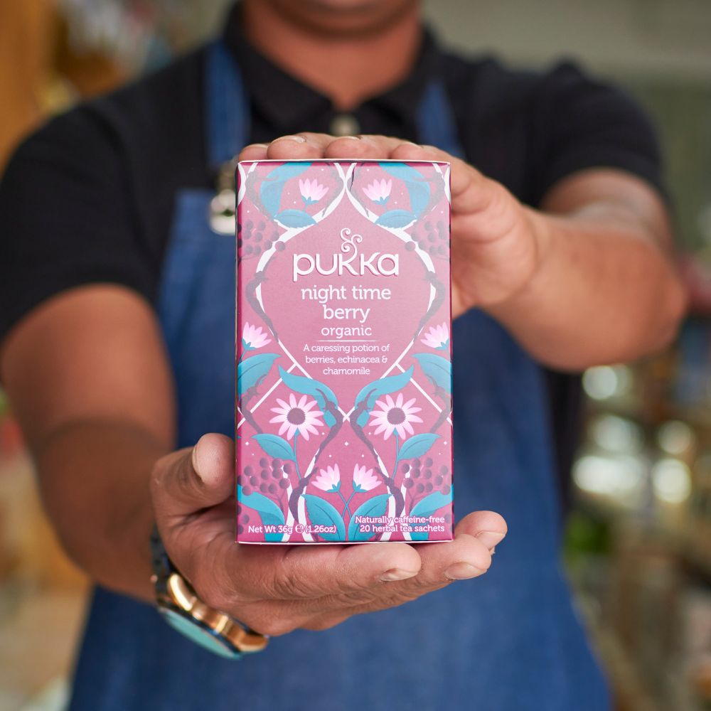 INFUSION NIGHT TIME BERRY PUKKA 20 BOLSAS