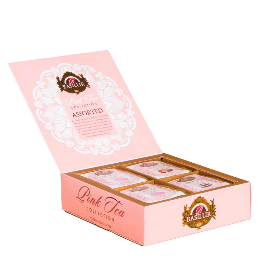 CAJA PINK TEA COLLECTION BASILUR 40 BOLSAS