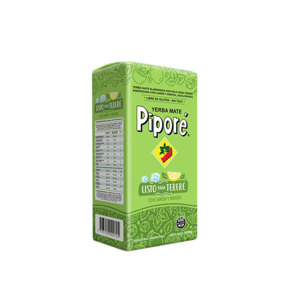 YERBA MATE TERERE LIMON-MENTA PIPORE 500GR