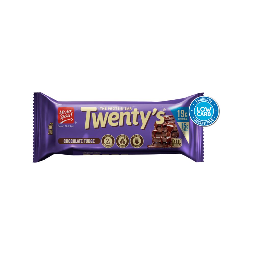 BARRA PROTEINA TWENTY´S DULCE DE CHOCOLATE YOUR GOAL 60GR