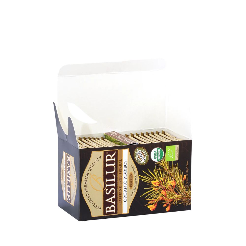 CAJA ROOIBOS ORGANICO BASILUR 25 BOLSAS