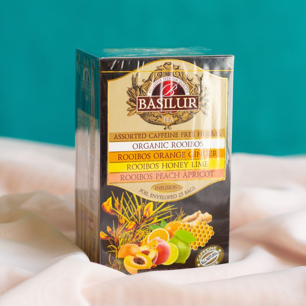 CAJA ROOIBOS FRUTAL BASILUR 25 BOLSAS