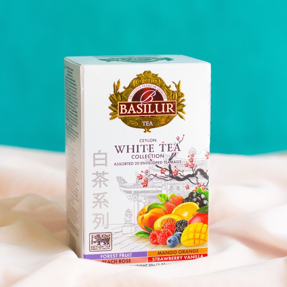 CAJA VARIEDAD TE BLANCO BASILUR 20 BOLSAS