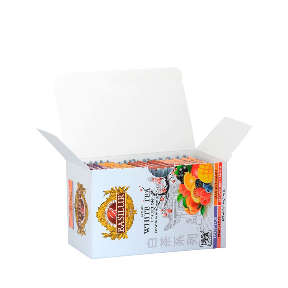 CAJA VARIEDAD TE BLANCO BASILUR 20 BOLSAS