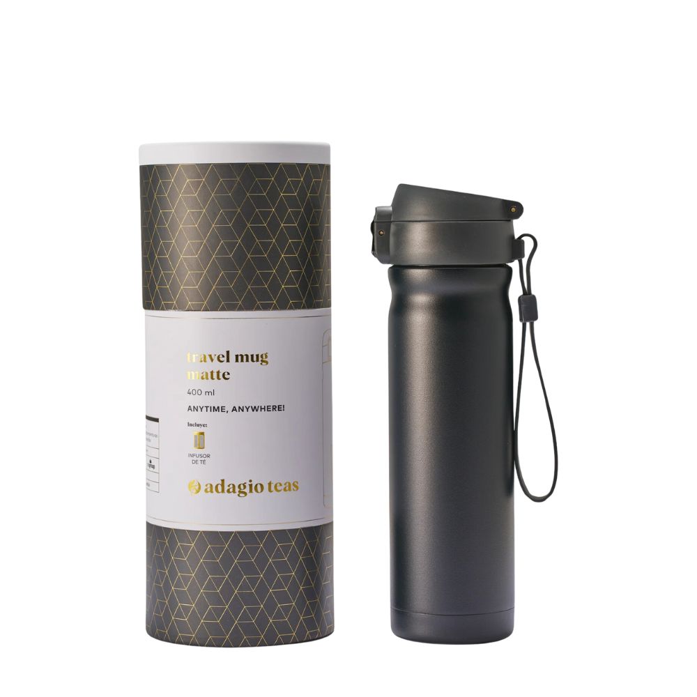TRAVEL MUG NEGRO ADAGIO TEAS 400ML