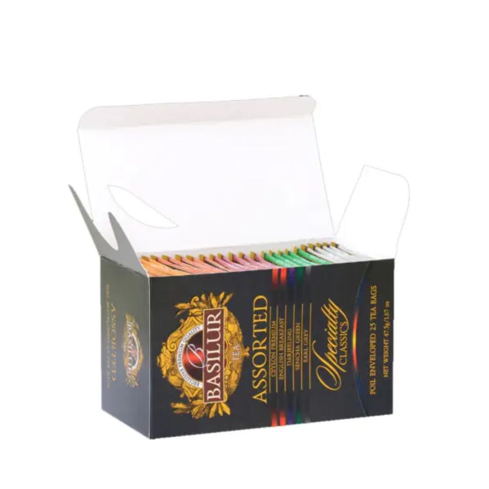 CAJA VARIEDAD CLASICOS BASILUR 25 BOLSAS
