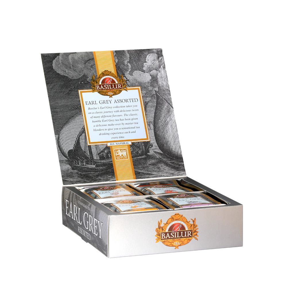 CAJA VARIEDAD EARL GREY BASILUR 40 BOLSAS
