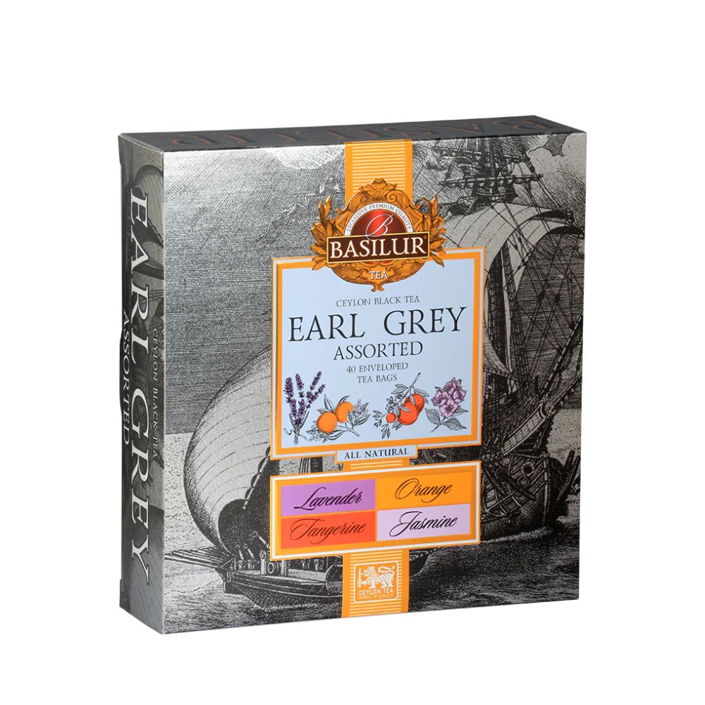 CAJA VARIEDAD EARL GREY BASILUR 40 BOLSAS