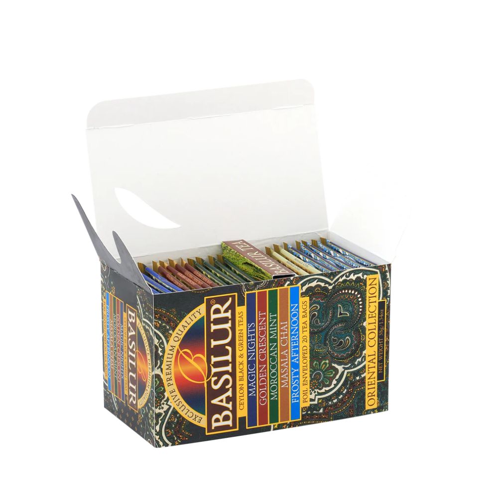 CAJA VARIEDAD ORIENTAL BASILUR 25 BOLSAS
