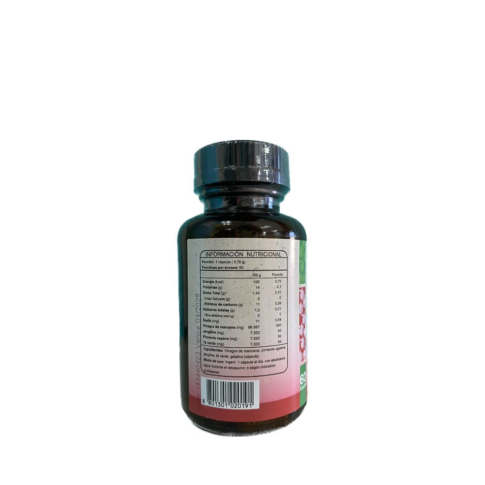 VINAGRE DE MANZANA FNL 60 CAPSULAS